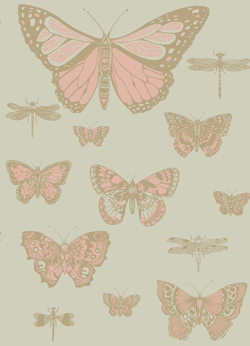 Cole and Son - Tapete Butterflies & Dragonflies Wallpaper-Tapeten-Cole & Son-TOJU Interior