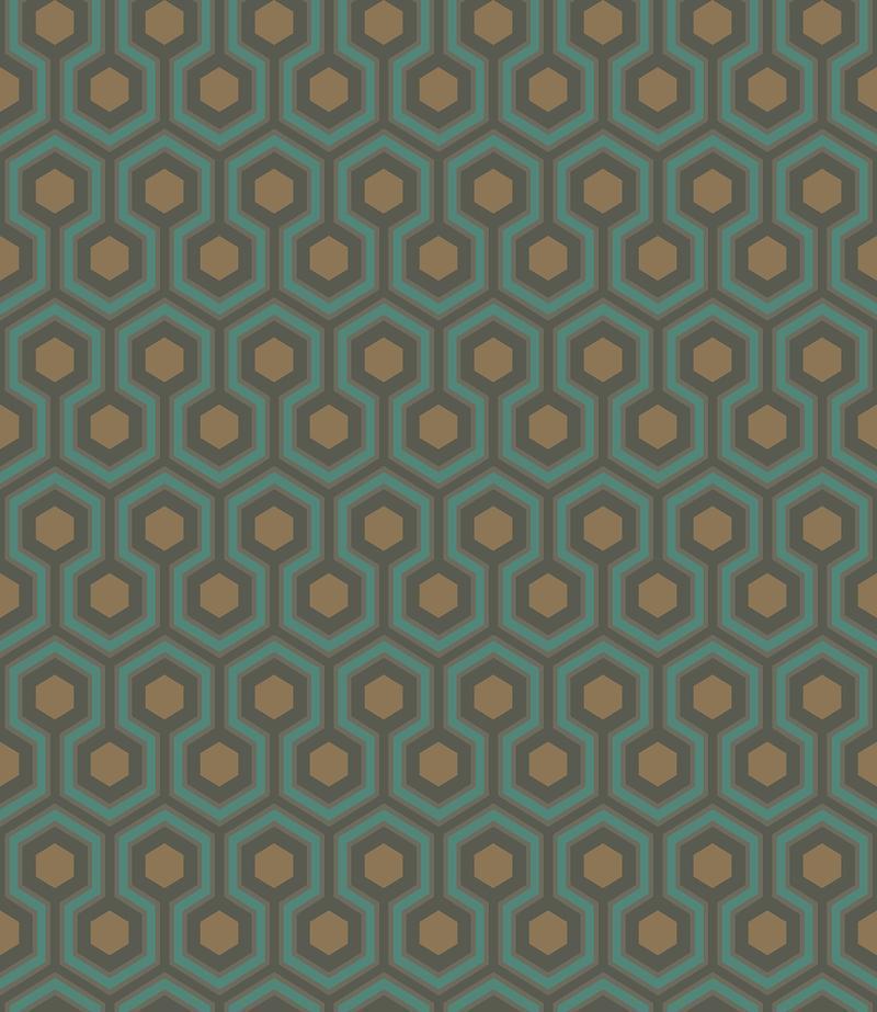 Cole and Son - Tapete Hicks Hexagon Wallpaper-Tapeten-Cole & Son-TOJU Interior