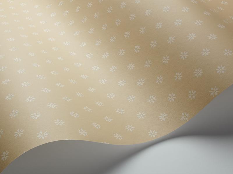 Cole and Son - Tapete Victorian Star Wallpaper-Tapeten-Cole & Son-Sand S100/7034-TOJU Interior