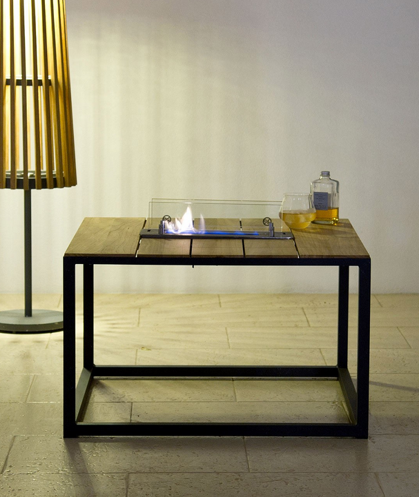 Unopiu - Fire table quadratisch-Gartentisch-Unopiu-TOJU Interior