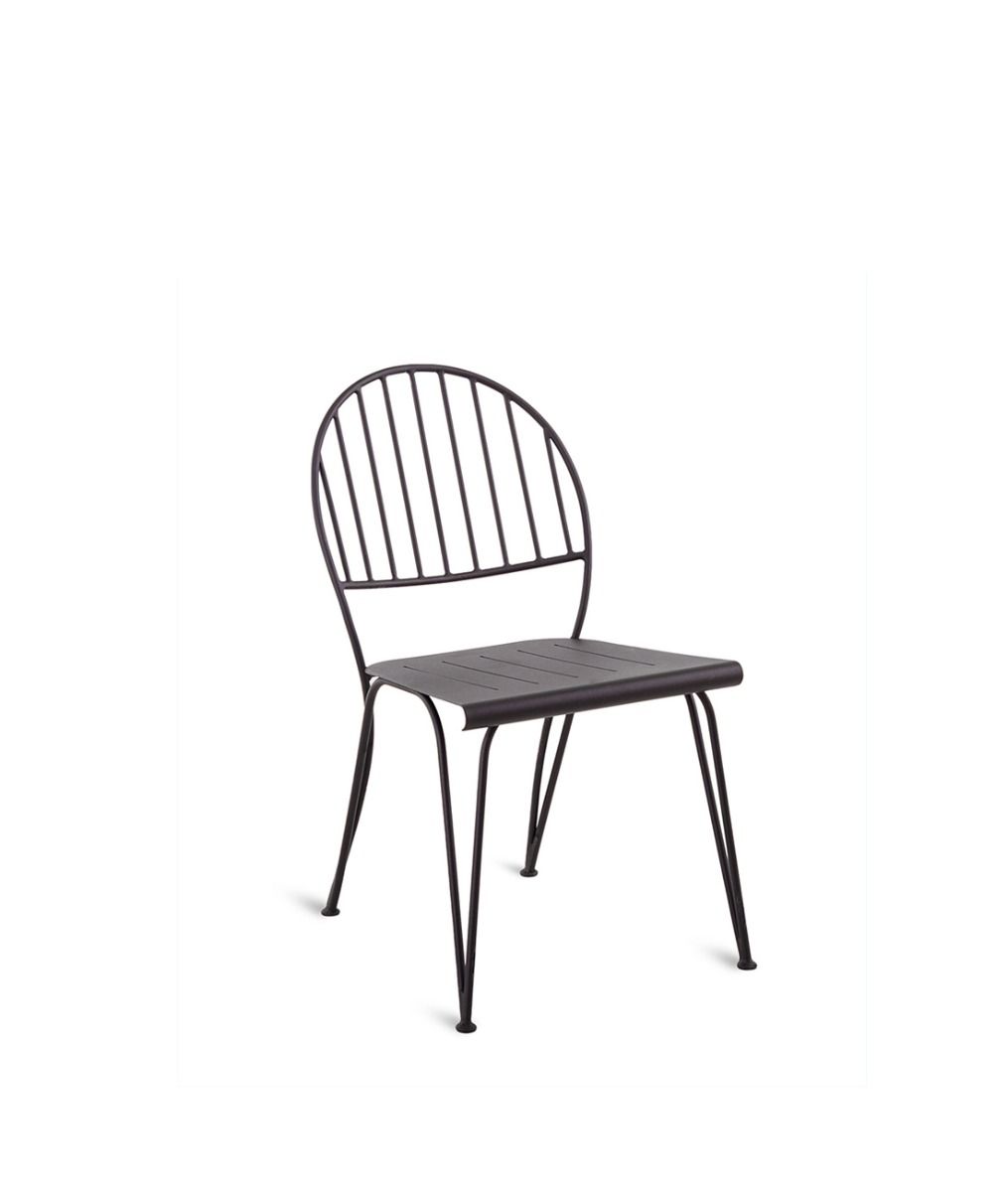 Unopiu - Stuhl Ariete aus Eisen bronze-Stühle-Unopiu-Ohne Polster-TOJU Interior
