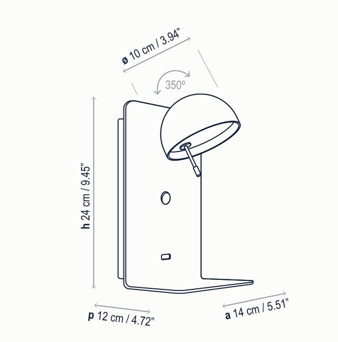 Bover - Wandleuchte Beddy A/02 - TOJU Interior 